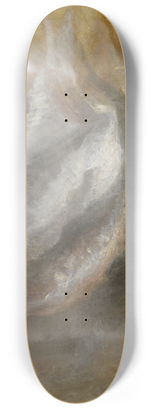 Joseph Mallord William Turner - Valley of Aosta; Snowstorm, Avalanche, and Thunderstorm 8.25 inch art skate deck Joseph Mallord William Turner - Valley of Aosta; Snowstorm, Avalanche, and Thunderstorm 8.25 inch art skate deck