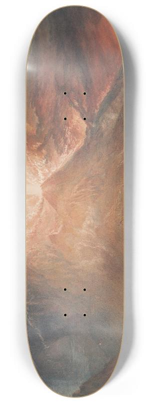 Joseph Mallord William Turner - Vesuvius in Eruption 8.25 inch art skate deck Joseph Mallord William Turner - Vesuvius in Eruption 8.25 inch art skate deck