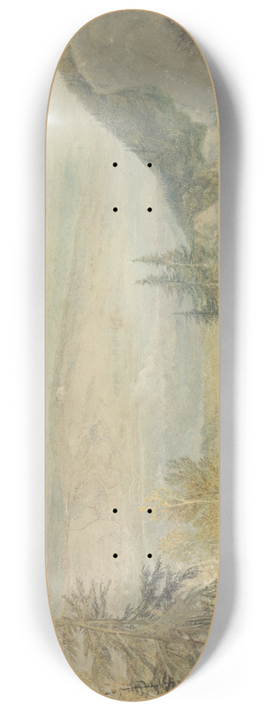 Joseph Mallord William Turner - View of Farnley Hall in Yorkshire 8.25 inch art skate deck Joseph Mallord William Turner - View of Farnley Hall in Yorkshire 8.25 inch art skate deck