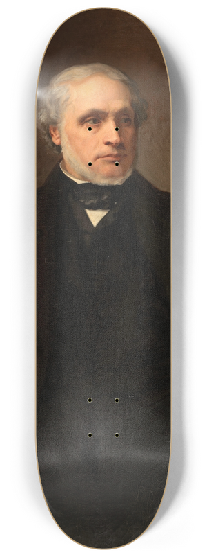 Joseph Nicolas Robert-Fleury - Self Portrait 8.25 inch art skate deck