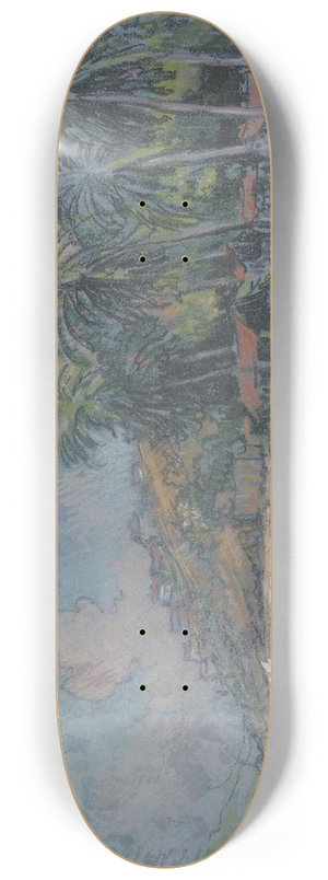 Joseph Pennell - Beach, Acapulco 8.25 inch art skate deck