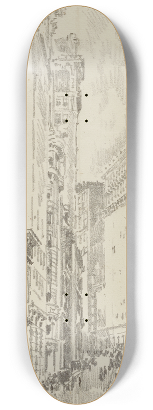 Joseph Pennell - William Street 8.25 inch art skate deck Joseph Pennell - William Street 8.25 inch art skate deck