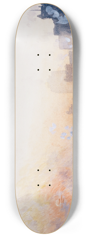 Joseph Pennell - Winter Sunset, New York Harbor 8.25 inch art skate deck Joseph Pennell - Winter Sunset, New York Harbor 8.25 inch art skate deck