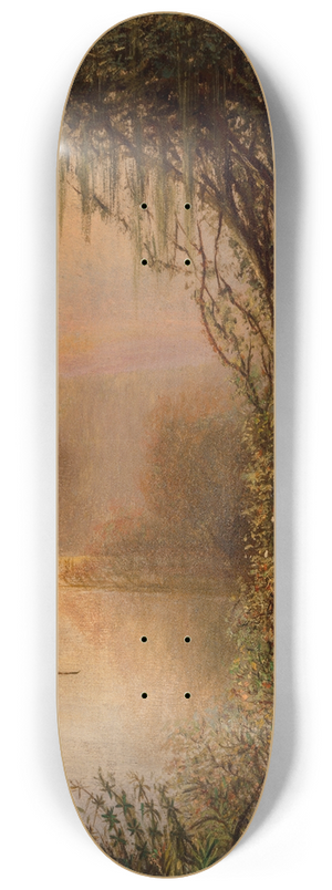 Joseph Rusling Meeker - Bayou 8.25 inch art skate deck Joseph Rusling Meeker - Bayou 8.25 inch art skate deck