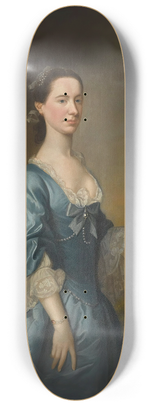 Joseph Samuel Webster - Portrait of Mrs Hannah Maria Edmunds,Ne Offley 8.25 inch art skate deck Joseph Samuel Webster - Portrait of Mrs Hannah Maria Edmunds,Ne Offley 8.25 inch art skate deck