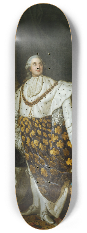 Joseph Siffred Duplessis - Louis XVI en costume de sacre 8.25 inch art skate deck Joseph Siffred Duplessis - Louis XVI en costume de sacre 8.25 inch art skate deck