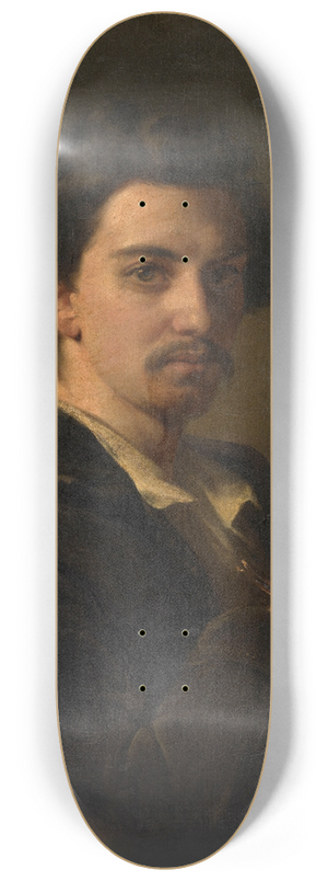 Joseph Stallaert - The Painter Constant Wauters 8.25 inch art skate deck