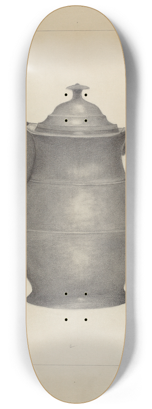 Joseph Stonefield - Pewter Covered Water Pitcher 8.25 inch art skate deck