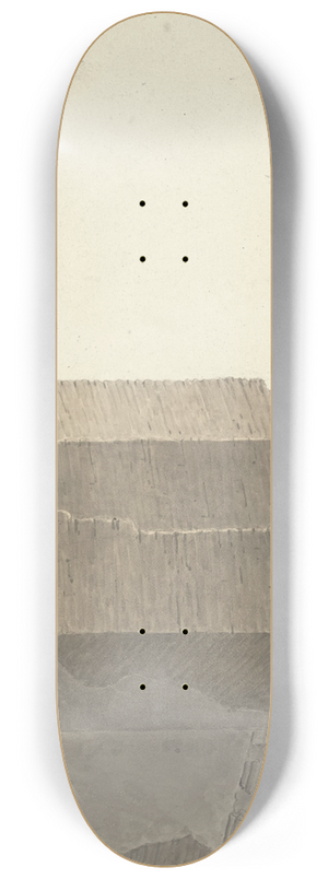 Josephus Augustus Knip - Part of the Vault of the Temple of Minerva Medica in Rome 8.25 inch art skate deck