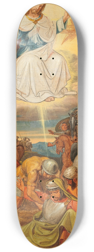 Joseph von Fhrich - The Conversion of Paul the Apostle 8.25 inch art skate deck