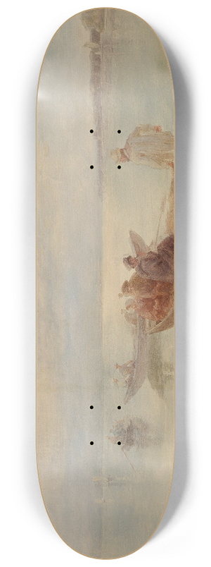 Joseph Wopfner - Ausfahrt Der Fischer 8.25 inch art skate deck Joseph Wopfner - Ausfahrt Der Fischer 8.25 inch art skate deck