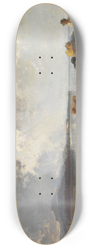 Joseph Wopfner - Fischerzug am Chiemsee 8.25 inch art skate deck Joseph Wopfner - Fischerzug am Chiemsee 8.25 inch art skate deck