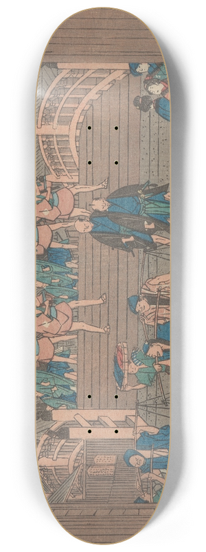 And Hiroshige - Nihonbashi 8.25 inch art skate deck