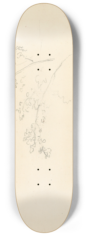 Joseph Wright of Derby - Tree Branches 8.25 inch art skate deck