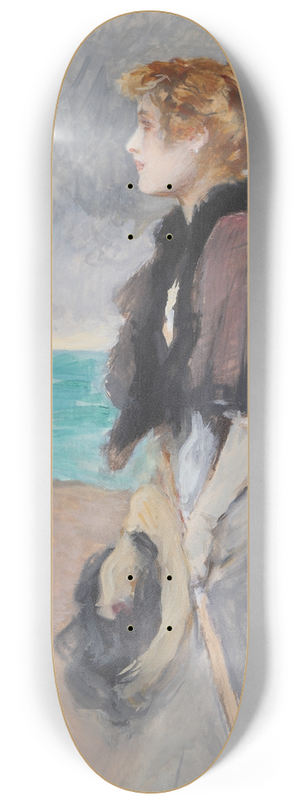 Josep Maria Tamburini i Dalmau - Young Girl with a Hat 8.25 inch art skate deck