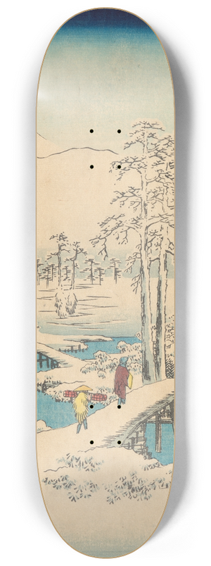 And Hiroshige - Numazu 8.25 inch art skate deck