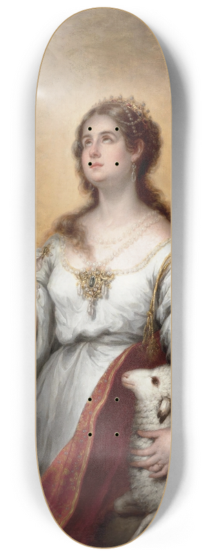 Jos Gutirrez de la Vega  - Alegora del Nuevo Testamento 8.25 inch art skate deck