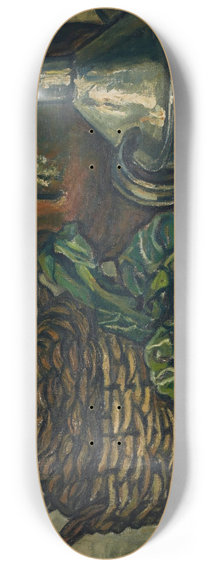 Jos Gutirrez Solana - Bodegn De La Coliflor (Still Life With Cauliflower) 8.25 inch art skate deck