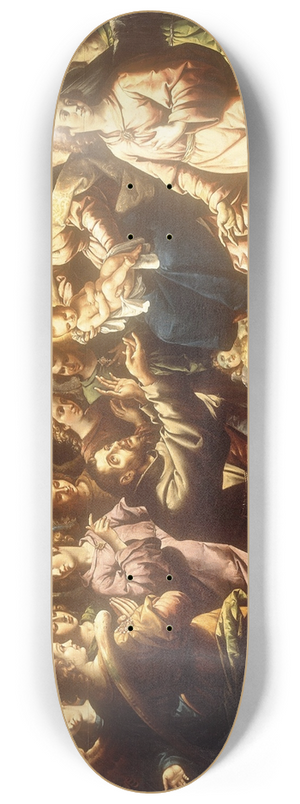 Jos Jurez - The Appearance of the Virgin and Child to Saint Francis 8.25 inch art skate deck
