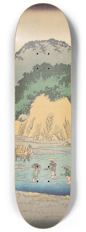 And Hiroshige - Okitsu 8.25 inch art skate deck
