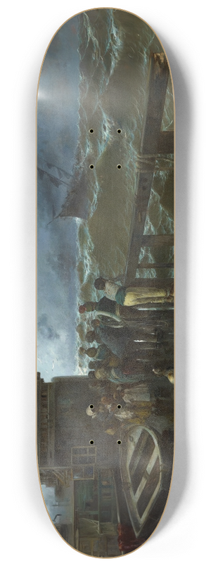 Jos Navarro y Llorens - Shipwreck Warning 8.25 inch art skate deck