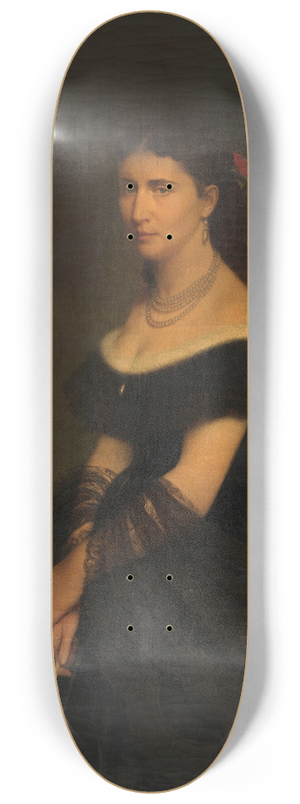 Josse Impens - Portrait of a Woman 8.25 inch art skate deck