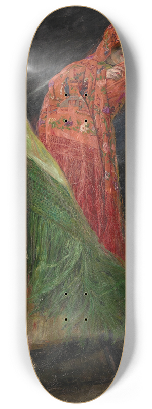 Jos Villegas Cordero - The Andalusian Fates 8.25 inch art skate deck