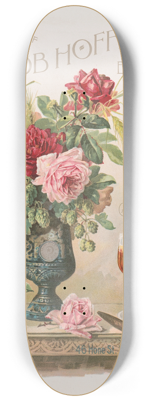 J.Ottmann Lith. Co. - Compliments of the Jacob Hoffmann Brewing Co., Oriental brewery 8.25 inch art skate deck