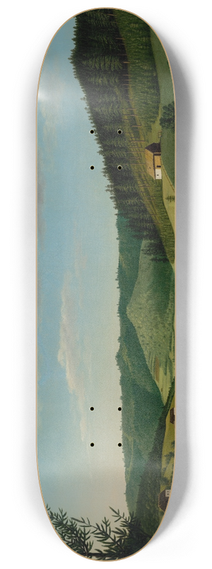 Jozef Czauczik - A view of Rochuss tunnel in Rudany 8.25 inch art skate deck