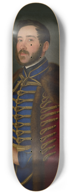 Jozef Czauczik - Portrait of an Officer 8.25 inch art skate deck Jozef Czauczik - Portrait of an Officer 8.25 inch art skate deck
