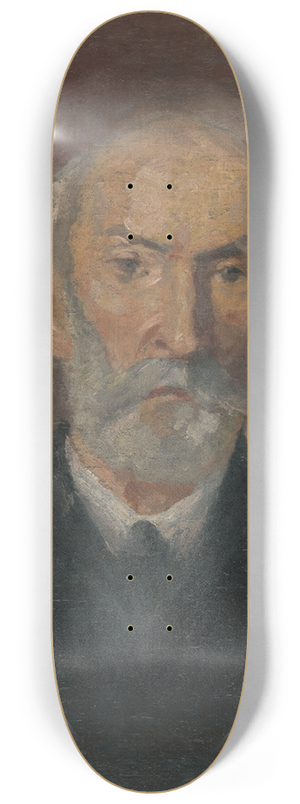 Jozef Hanula - Portrait of a man 8.25 inch art skate deck