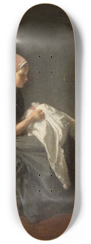 Jozef Israls - The Little Seamstress 8.25 inch art skate deck