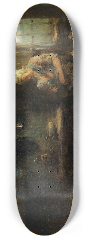 Jozef Israls - The Young Mother 8.25 inch art skate deck