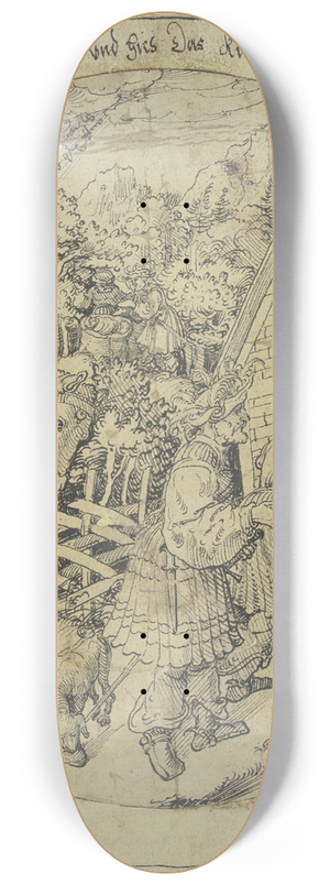 Jrg Breu The Elder - Der Kaiser und der Bauernsohn 8.25 inch art skate deck