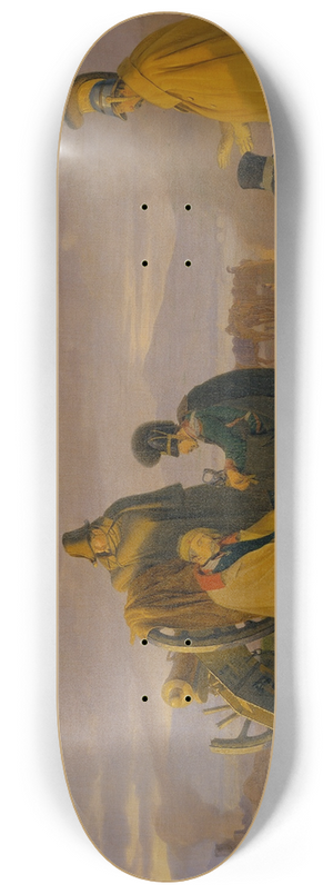 Jrgen Sonne - A Battlefield On The Morning After The Battle 8.25 inch art skate deck