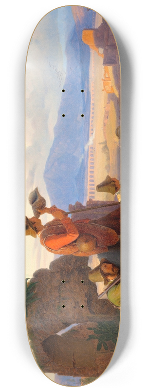 Jrgen Sonne - Shepherds in the Roman Campagna 8.25 inch art skate deck
