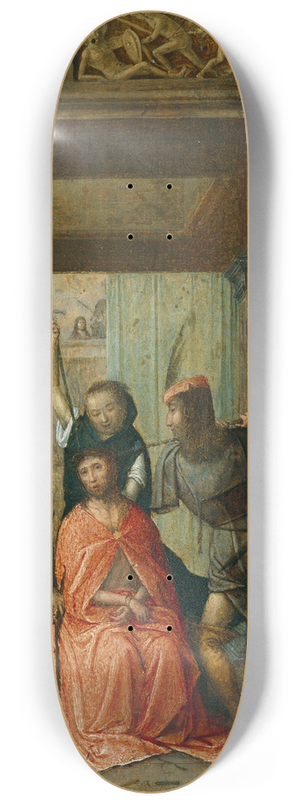 Juan de Flandes - Christ Crowned with Thorns 8.25 inch art skate deck