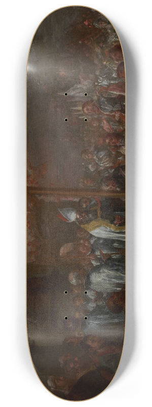 Juan de Valds Leal - The Exaltation of the Cross 8.25 inch art skate deck