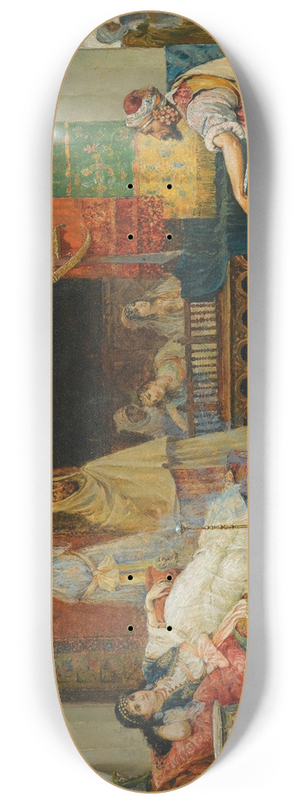 Juan Gimnez Martn - In The Harem 8.25 inch art skate deck