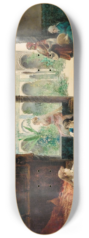 Juan Gimnez Martn - In The Harem 8.25 inch art skate deck