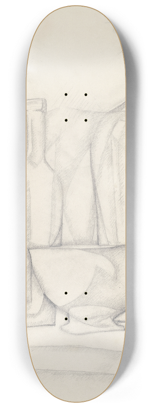 Juan Gris - Bottles and Bowl 8.25 inch art skate deck