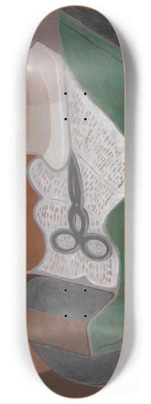 Juan Gris - Les Ciseaux 8.25 inch art skate deck Juan Gris - Les Ciseaux 8.25 inch art skate deck