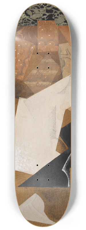 Juan Gris - Stilleben mit Trauben 8.25 inch art skate deck Juan Gris - Stilleben mit Trauben 8.25 inch art skate deck