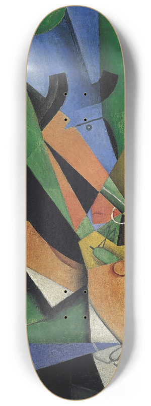 Juan Gris - The Smoker 8.25 inch art skate deck