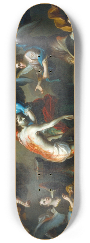 Juan Patricio Morlete Ruiz - Christ Consoled by the Angels 8.25 inch art skate deck