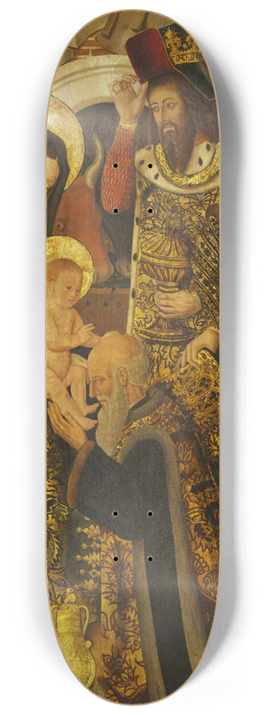 Juan Pons - Adoration of the Magi 8.25 inch art skate deck