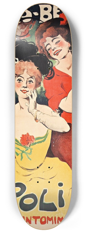 Jules-Alexandre Grn - Amlie Diterle aux Folies Bergre 8.25 inch art skate deck