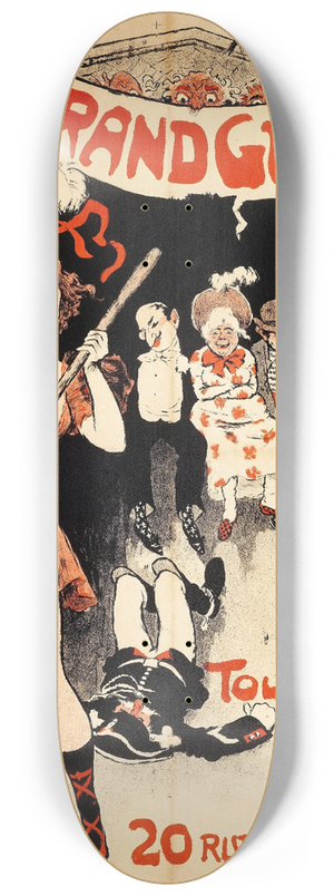 Jules-Alexandre Grn - Le Grand Guignol, Tous Les Soirs 8.25 inch art skate deck