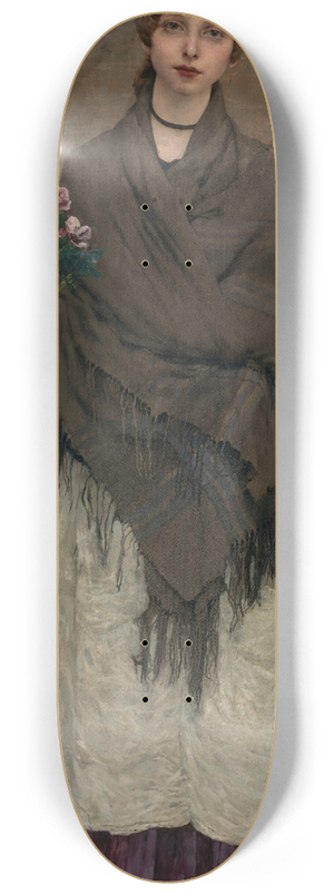 Jules Bastien-Lepage - Marchande de fleurs  Londres 8.25 inch art skate deck