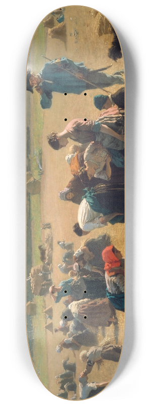 Jules Breton - The Gleaners 8.25 inch art skate deck